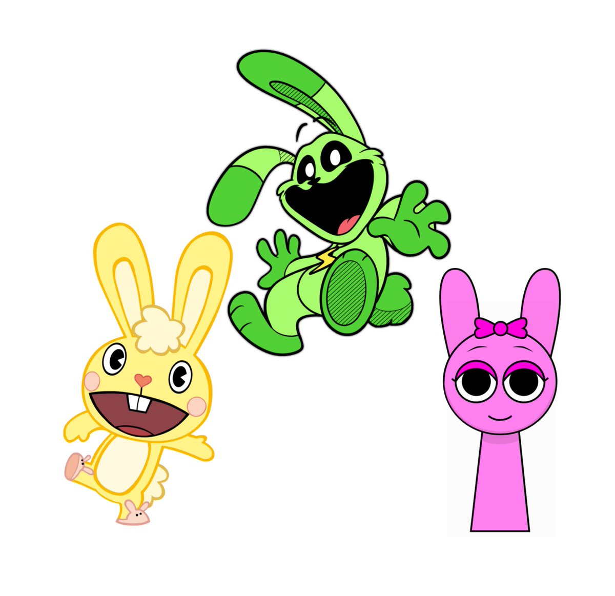 ✏️Thinking of making a easter art featuring these three<3