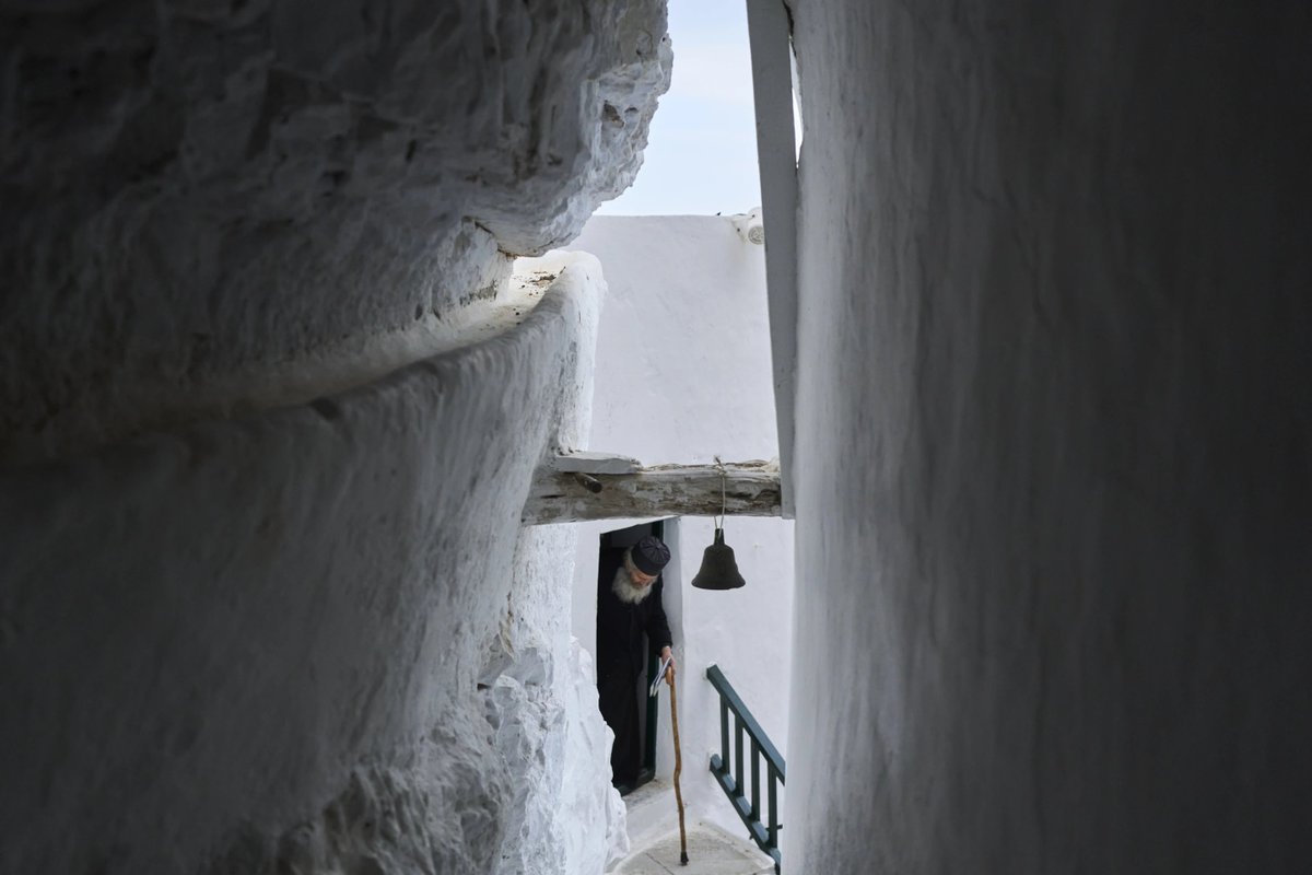 For more than 50 years, Father Spyridon has lived, prayed and welcomed pilgrims at a cliffside monastery on Greece’s Amorgos island — finding grace in solitude and in the visitors who come seeking light. 

By Petros Giannakouris and Giovanna Dell'Orto
apnews.com/article/greece…