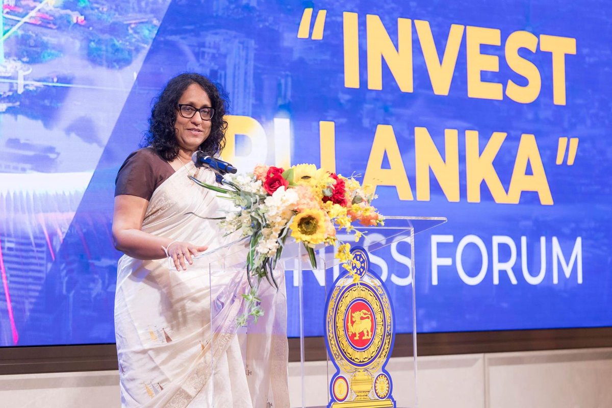 SLinBangkok's tweet photo. Prime Minister of Sri Lanka Showcases Investment Potential at “Invest Sri Lanka” Business Forum in Bangkok
#DiplomacyLk https://t.co/7QeNjxFJPY