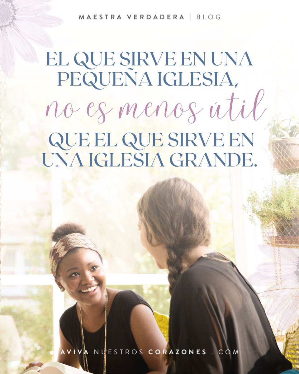 AvivaCorazones's tweet photo. Tomado de la publicación: «Fomentando comunidad en tu iglesia, no competencia» del #BlogMaestraVerdadera⁠ aquí ➡️ https://t.co/3P0b7MJst1 https://t.co/85dYcevfRm