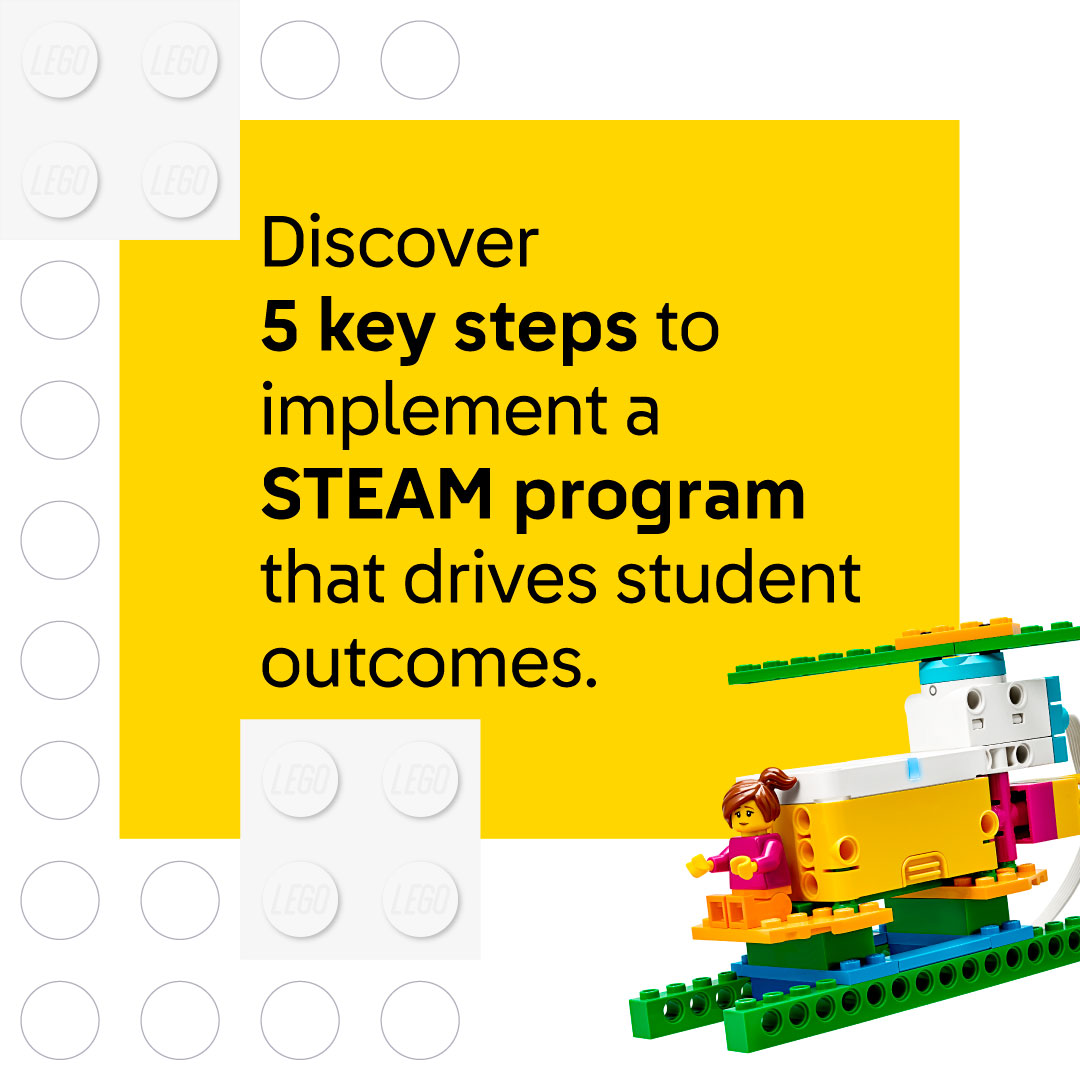 LEGO_Education's tweet photo. Join our 45-minute info session on April 24 to learn how to confidently build a successful STEAM program. Register here: https://t.co/NhKidhLoCi 

#STEAM #BackToSchool https://t.co/R61w9Sy8Vj