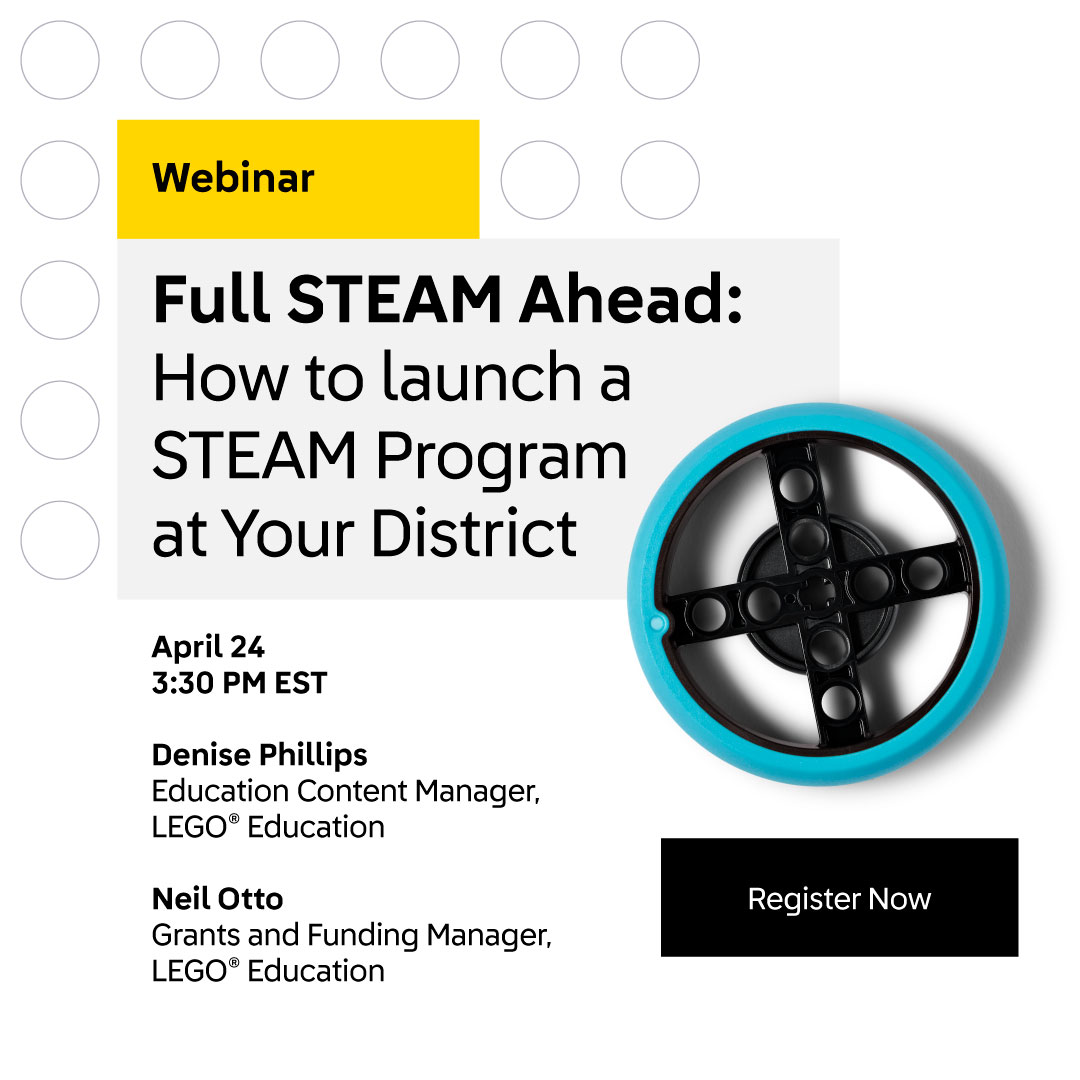 Join our 45-minute info session on April 24 to learn how to confidently build a successful STEAM program. Register here: bit.ly/42bq4xg 

#STEAM #BackToSchool