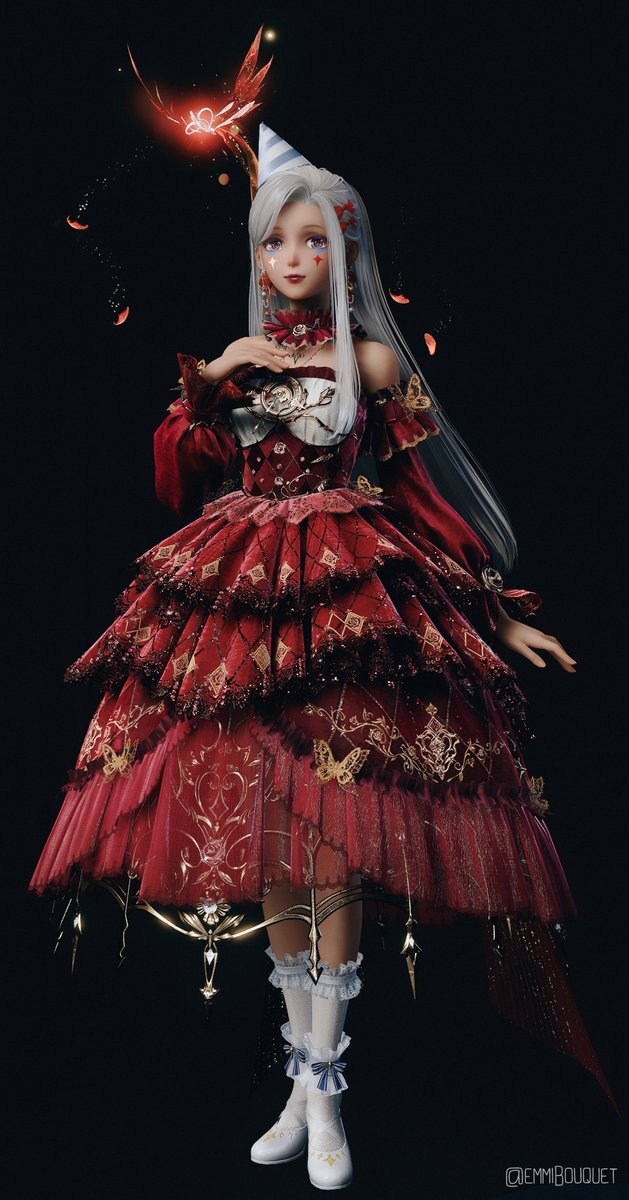 Budget Crimson Rhapsody🩶❤️🖤 #InfinityNikki