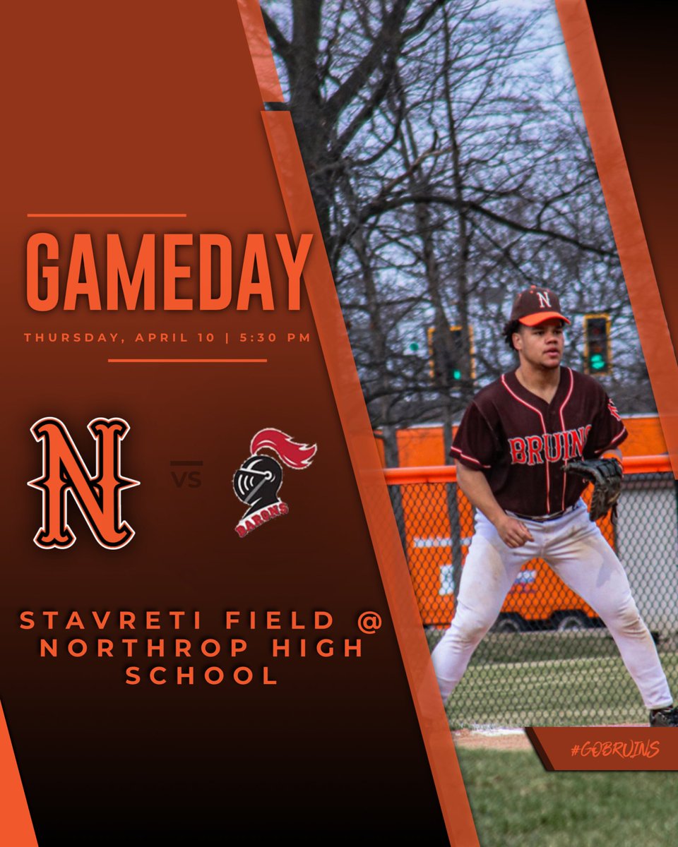Northrop Bruins Baseball (@northropbase) on Twitter photo Let’s try this again! GAMEDAY!!!
First Varsity home game of the year! #GoBruins!🐻
<a href="/NorthropSports/">Northrop Athletics</a> Let’s try this again! GAMEDAY!!!
First Varsity home game of the year! #GoBruins!🐻
<a href="/NorthropSports/">Northrop Athletics</a>