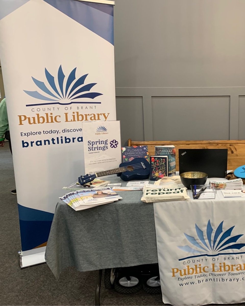 brantlibrary's tweet photo. April 10, 2024 is National Library Outreach Day!
Yesterday, our team participated in the Seniors Active Living Expo, where we showcased all that #CBPL has to offer. Our outreach efforts help connect the community with the many resources and services available at the library. https://t.co/jThcQWaX7v
