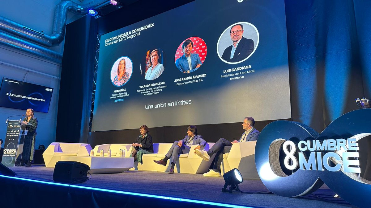 puntomice's tweet photo. 🗣️ @luis_svr modera la sesión "De Comunidad a Comunidad: claves del MICE regional" en esta #CumbreMICE de @ForoMice, celebrada en la @FincaElOlivar de Alcalá de Henares (#Madrid).

#GrupoPUNTOMICE #ForoMICE #MICE #juntossomosmásfuertes #eventprofs #eventos https://t.co/LmS10LyrDm