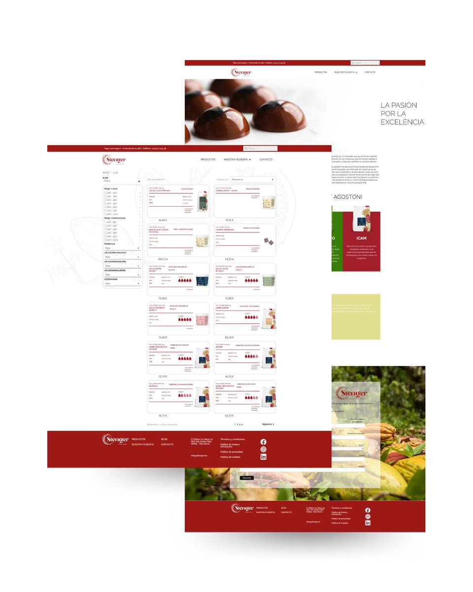 Nos ponemos dulces con Stenger Chocho Pastry y es que nos pusimos manos en la masa para llevar a cabo la programación de esta nueva web mostrando sus chocolates de alta calidad. 🍫 Esperamos que no veas esta publicación con hambre stengerchocopastry.com