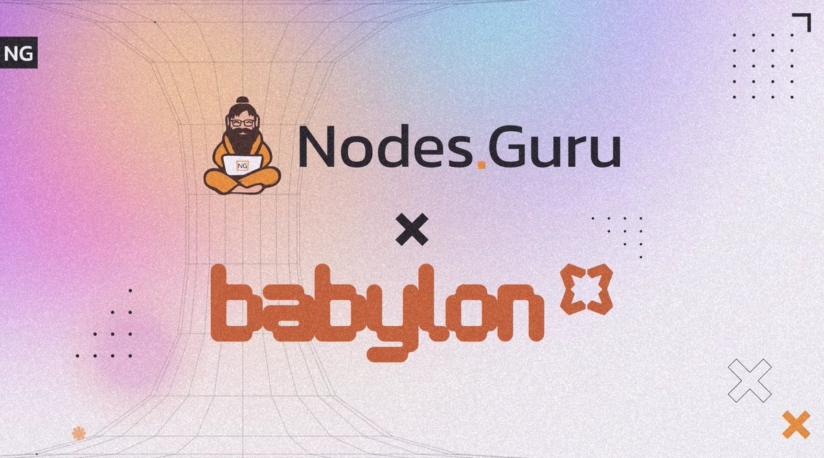 Nodes.Guru has joined the Genesis set on <a href="/babylonlabs_io/">Babylon</a> — a Bitcoin-secured Layer 1.

If you're one of the lucky users who received an airdrop, stake it to secure the network and start earning more $BABY !

Where can I stake?
wallet.keplr.app/chains/babylon…