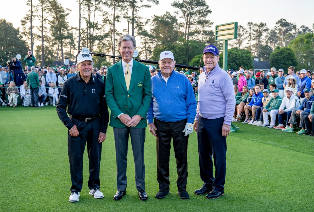 The 2025 Masters Tournament is officially underway. #themasters