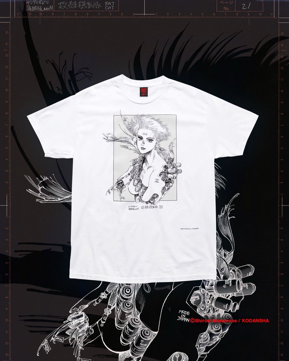 GEEKS RULE 士郎正宗の世界展 アップルシード コラボTシャツXLサイズ