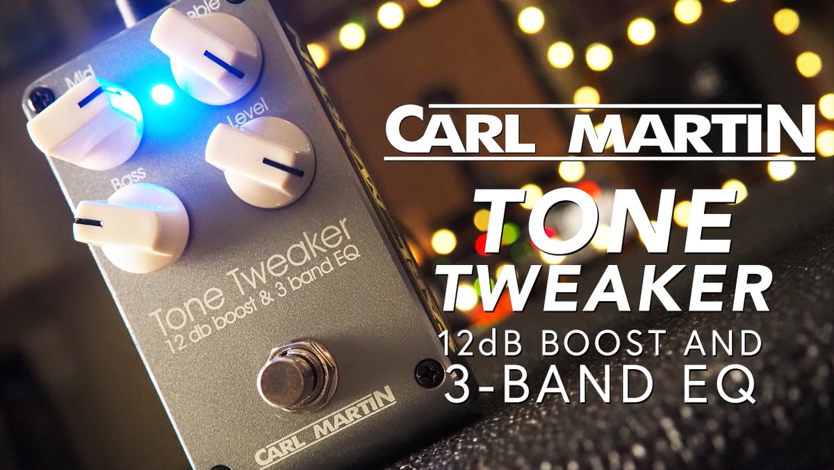 pedaloftheday's tweet photo. Tone-shaping pedals don't always get the love they deserve, but perhaps today's pedal will change some minds...we're checking out the #CarlMartin Tone Tweaker 12dB Boost & 3-Band EQ!! Enjoy this one!!
https://t.co/jXEwANyT52
#pedaloftheday #guitar #guitarpedals https://t.co/unnvanTaMF