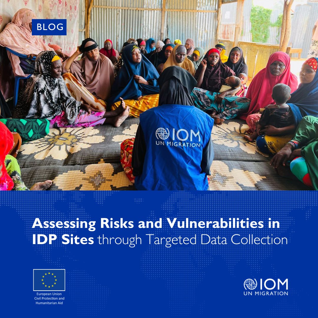 iom_somalia's tweet photo. IOM Somalia's Camp Coordination and Camp Management teams recently carried about a disaster risk assessment for IDP and other vulnerable populations in Baardheere, Luuq, and Kismayo.

Learn more: https://t.co/ZwAKfOJZxy

Supported by @eu_echo and @EU_in_Somalia https://t.co/lAfYiyaDKN