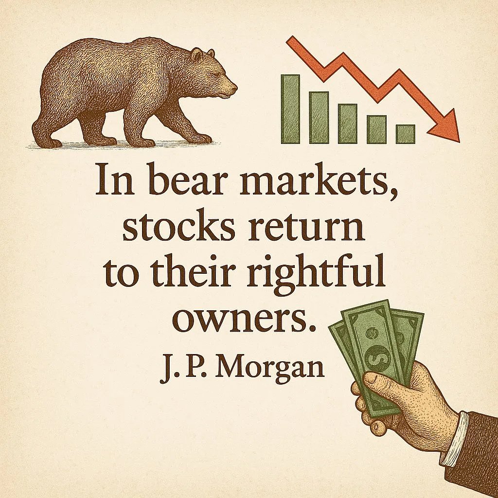 Mr. Market is depressive right now.

Don't let emotions take control. 

Here are 15 quotes you should remember in times like these: