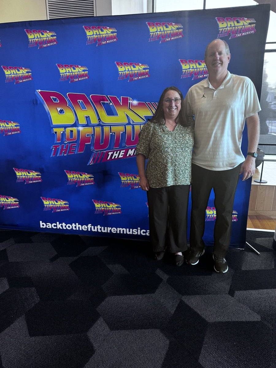 Date night last night!! Theos for dinner then Walton Arts Center to see Back To The Future. Great time with my wife. Couples no matter how busy you get carve out time for date nights!!