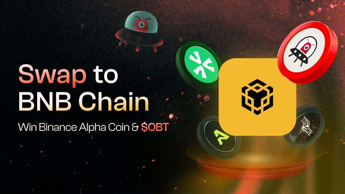 Celebrate the new Swap to BNB feature with $10,000 worth of Rewards. 

Top 3 Voted Alpha: $UXLINK, $ATH, $BIGTIME

🔁 Bridge/Swap from any chain (except BNB) to BNB Chain
🎁 Daily lucky draws + exclusive $OBT airdrop 

Join now: orbiter.finance/en/quests/18