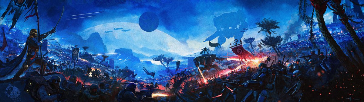 LionelSchramm's tweet image. The Battle of Malevelon Creek - @helldivers2  fan art