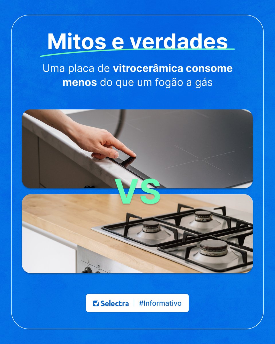 selectra_pt's tweet photo. Será que uma placa de vitrocerâmica consome mais do que um fogão a gás? 🤔

Descobre a resposta!🧐

#Selectra #Electricidade https://t.co/XXdzgj4iLH