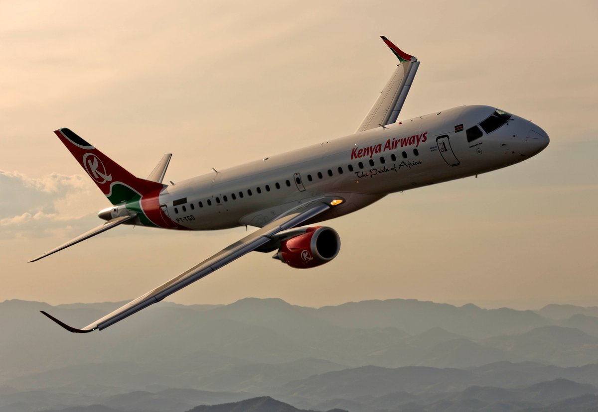 embraer's tweet photo. #NOTÍCIA | Embraer e Kenya Airways assinam acordo para programa Collaborative Inventory Planning. Leia notícia completa: https://t.co/nV3wucUhia
#EmbraerStories #AircraftSupport https://t.co/CFXQ9z0djR