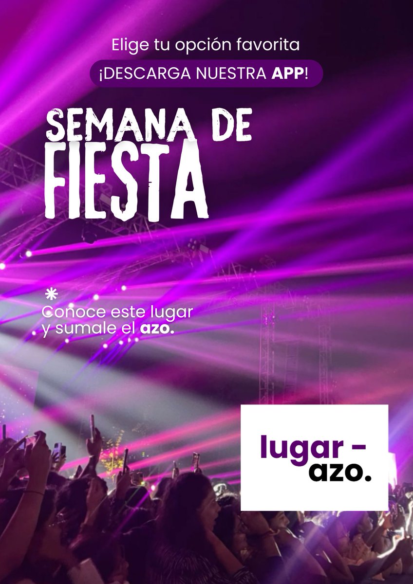 lugarazo's tweet photo. 3/3 no podía faltar en esta sección nuestra novedad!!
Para los que os apetece desconectar y salir un poco más de lo normal en estas fiestas, os traemos recomendaciones para TODOS los días de la semana (que el ritmo no pare)💜 #Madrid https://t.co/4NxA1RKLdy