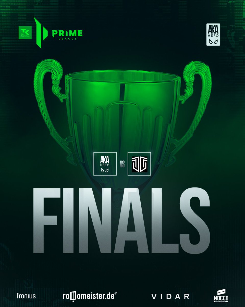 AKA HERO (@akaheroesport) on Twitter photo Time to claim the <a href="/PrimeLeague/">Die Techniker Prime League</a> Liga 2 Title tonight! 🔥
⏲️18.00 CET
🆚<a href="/all41_gaming/">All for One Gaming</a>
📺twitch.tv/allforonegamin…
<a href="/PsYcraw_lol/">PsYcraw</a> <a href="/lolFl4mer/">Flamer</a> <a href="/dreilix/">Dreilix</a> <a href="/ZurJannik/">WCD</a> <a href="/JiT_lol1/">JiT</a> <a href="/Iskanid_lol/">Alexander 'Iskanid' Gunesch</a>
#BEAHERO Time to claim the <a href="/PrimeLeague/">Die Techniker Prime League</a> Liga 2 Title tonight! 🔥
⏲️18.00 CET
🆚<a href="/all41_gaming/">All for One Gaming</a>
📺twitch.tv/allforonegamin…
<a href="/PsYcraw_lol/">PsYcraw</a> <a href="/lolFl4mer/">Flamer</a> <a href="/dreilix/">Dreilix</a> <a href="/ZurJannik/">WCD</a> <a href="/JiT_lol1/">JiT</a> <a href="/Iskanid_lol/">Alexander 'Iskanid' Gunesch</a>
#BEAHERO