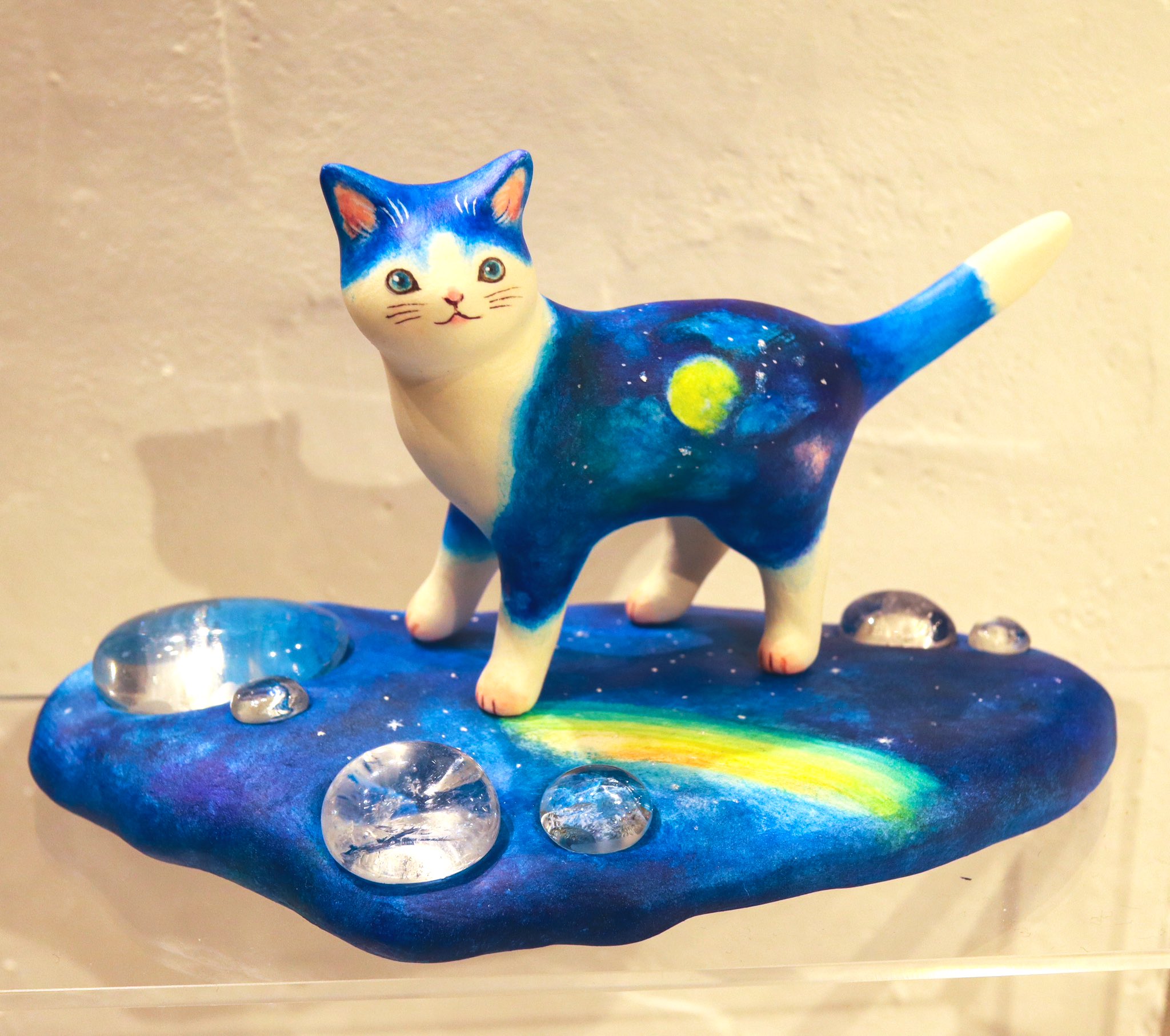 作家さんが手掛けた美しいお色でどの角度からも可愛い過ぎる眠り猫の陶器オブジェ 2025年最新】眠り猫 陶器の人気アイテム - メルカリ