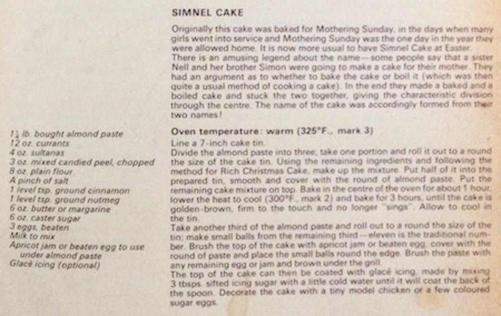 VintageKitchen_'s tweet photo. Time to start thinking about gathering the ingedients together for that traditional simnel Easter cake.
Here's a #60s Good Housekeeping recipe to get you started.
#easter #easterbaking #simnelcake https://t.co/Mz4w8vcvql