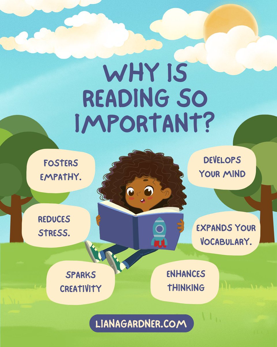 Books don’t just fill shelves — they shape hearts, minds, and imaginations. Whether it’s unlocking empathy, calming chaos, or fueling creativity, reading leaves a mark far deeper than ink on a page.
Start young. Grow wise. Read often.

#LianaGardner #ReadingMatters #KidsWhoRead