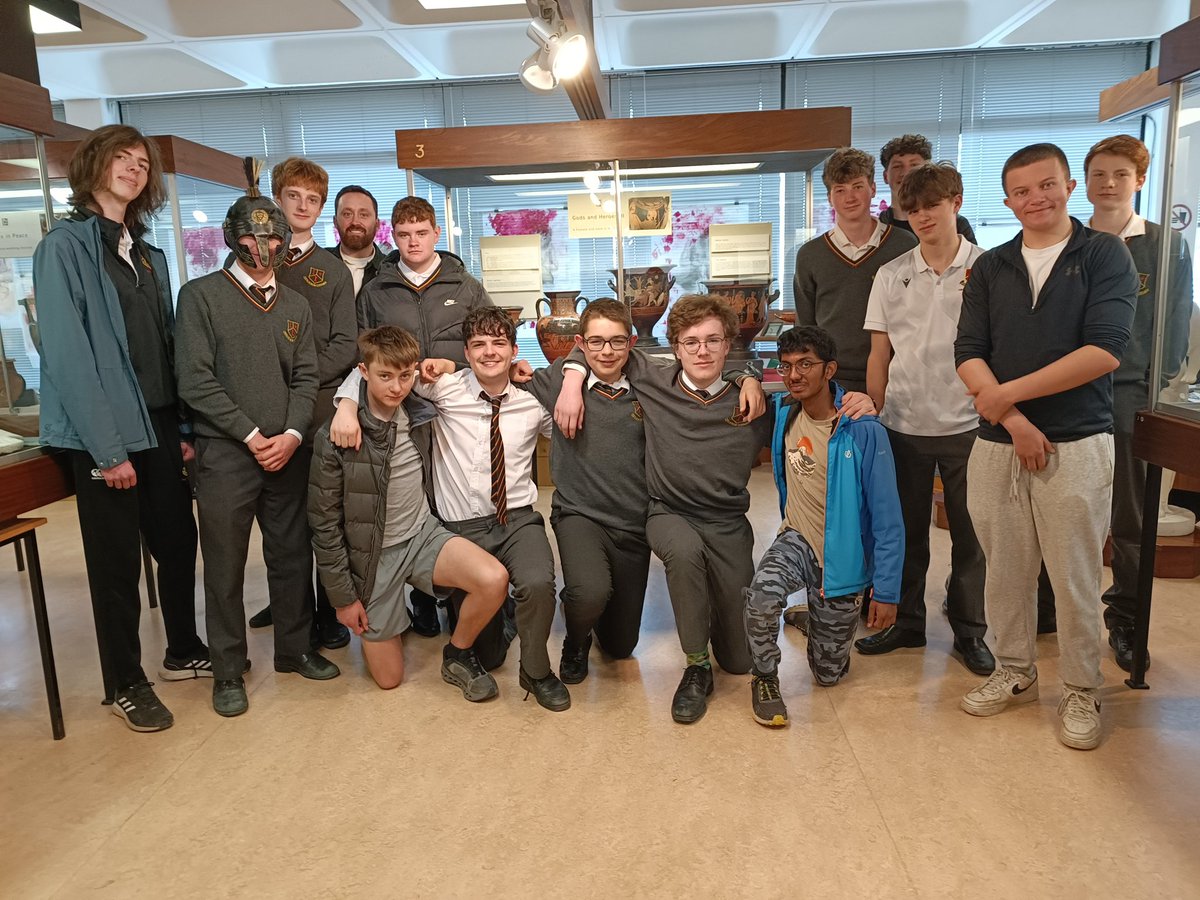 Many thanks to <a href="/classicsUCD/">UCD Classics</a> for hosting some of our Transition Years in the Classical Museum, where they handled artefacts and studied Ancient Greece and Rome first-hand!