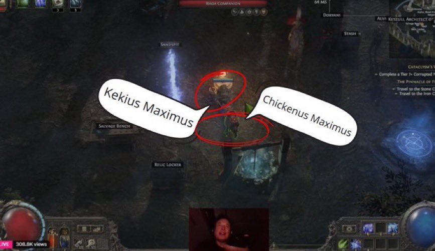 ElonMuskPDA's tweet photo. #CHICKENUS 0xD2B69D3518c3820E97Ea910A4a22d699A6c39272 (ETH)

Kekius Maximus got a new friend called Chickenus Maximus !

(Elon did a Livestream today playing Path of Exile 2 and said his "rhoa" is called Chickenus Maximus) 

Coingecko listed, and it might do a $kekius like run

https://t.co/tikMy11uTY 

https://t.co/1u5H970MIk
https://t.co/v46LpbDUdE
https://t.co/34VIkXzlIf

Nfa - DYOR