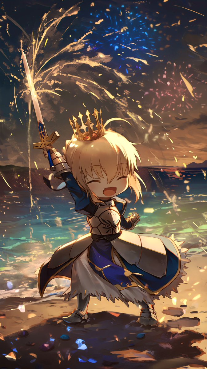 kurehajin's tweet image. 中国の開放空間というアプリの動画流れてるから作ってみた✨️

エクスカリバー

セイバーアルトリア
 #FGO   #開放空間OverField