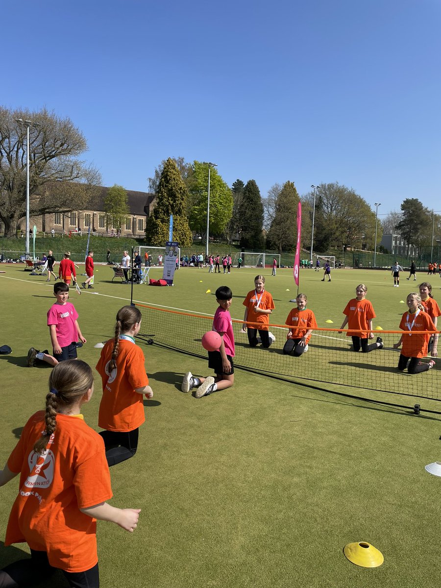 The sun is out in the Sports Village today! ☀️

Everyone’s been involved in Bhangra dancing, Golf Practice, Seated Volleyball and Multi-Skills.

It’s been a blast and the activity passports have been plastered with the country’s sticker relating to that sport! 

#WorcsSchoolGames