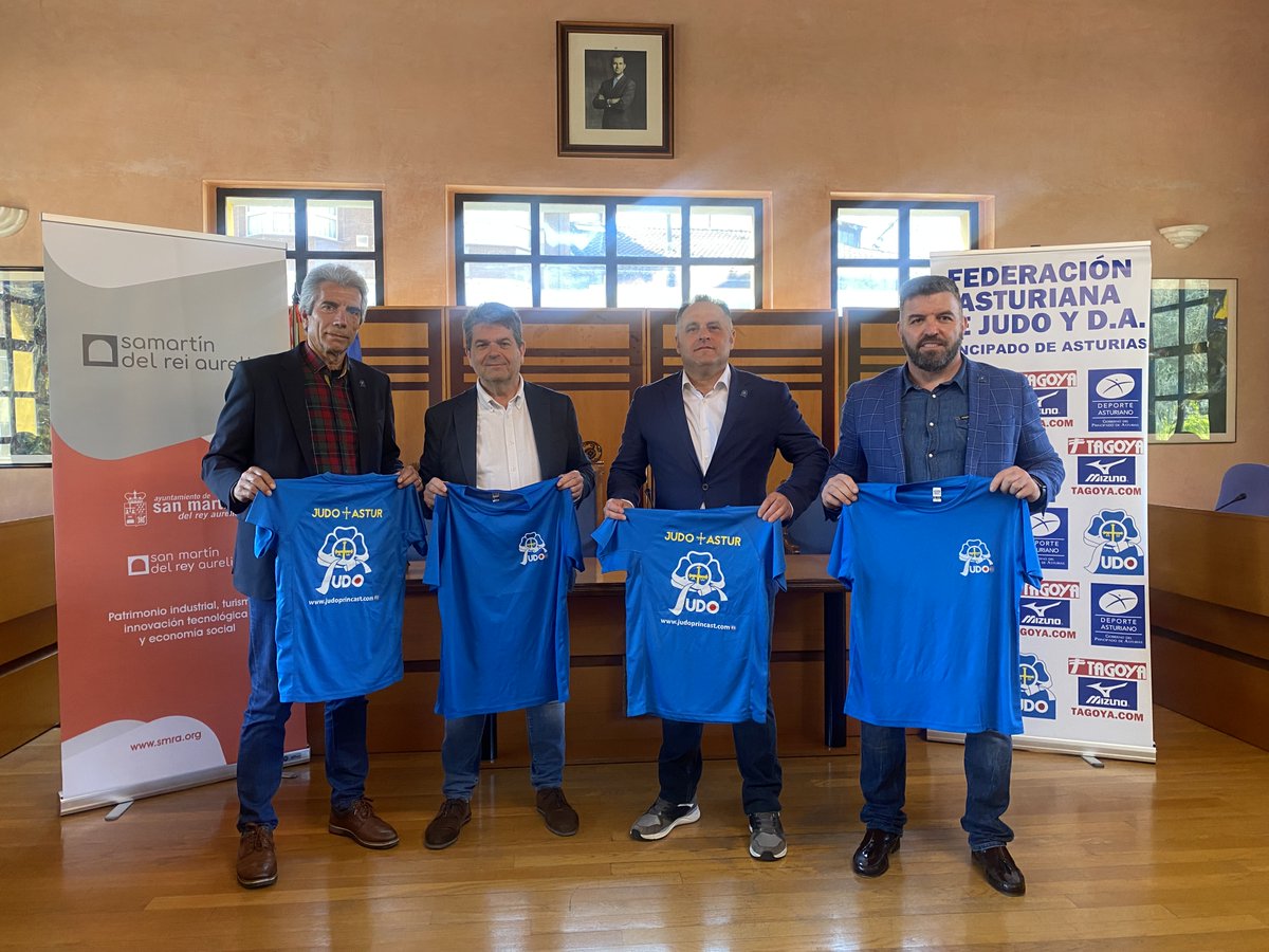 San Martín firma un acuerdo con la Federación de Judo del Principado de Asturias para la puesta en marcha del primer centro de tecnificación deportiva y entrenamiento cualificado de la región, con sede logística en el polideportivo de El Entrego.