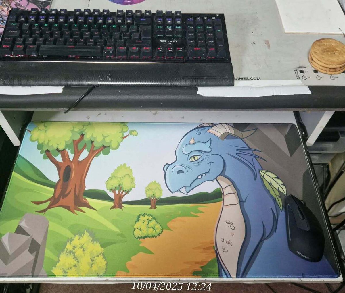 Bunyip_Studios's tweet image. Forgot to share the new Custom mouse mat from @idgaming 
Looks and feels great with quick delivery and a great price too. Go check out their website for some great looking mats
.
.
.
#mousemat #bunyipstudios #commissionsopen #twitter #conversions #custombuild