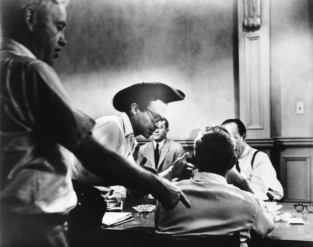 CCinephilia's tweet photo. 68 years ago today, 12 ANGRY MEN was released—Sidney Lumet’s masterclass in tension, character, and morality. Few films remain this timeless. Step inside the jury room and revisit a true cinematic landmark. 🎬

🔗 https://t.co/oqcogmjctS https://t.co/nPeDV3BjPO