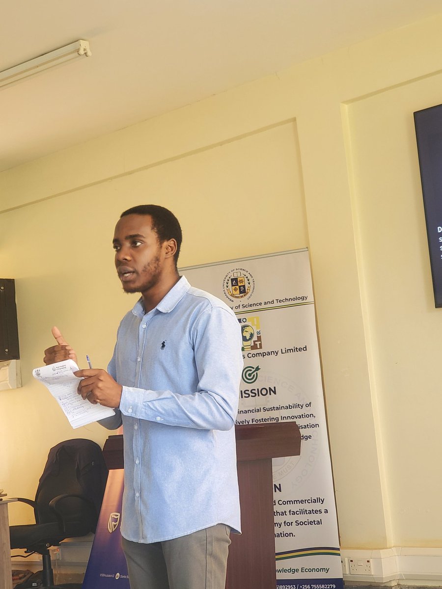 _theakatsguy_'s tweet photo. Had fun moderating an info session about the Uganda Climate Innovation Fund at @MbararaUST  earlier today morning.

The #UCIF will support innovators and entrepreneurs to pilot, incubate and accelerate new climate smart products and service from a cash pool of over 6Billion UGX. https://t.co/g8c5oyrYmU