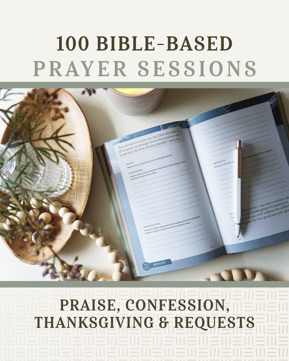 EWStogether's tweet photo. The Every Woman's Prayer Journal features 100 Bible-based, guided prayer sessions of praise, confession, thanksgiving, and requests.

Learn More
https://t.co/CTLE7KaiRi

Look Inside
https://t.co/uUbcB4cjgb https://t.co/vlQIMjWTdZ
