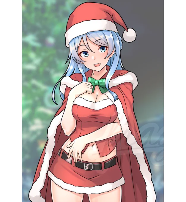 #浦風進水日 #艦これ浦風進水日なのでサンタ浦風再掲でお祝いです! 
