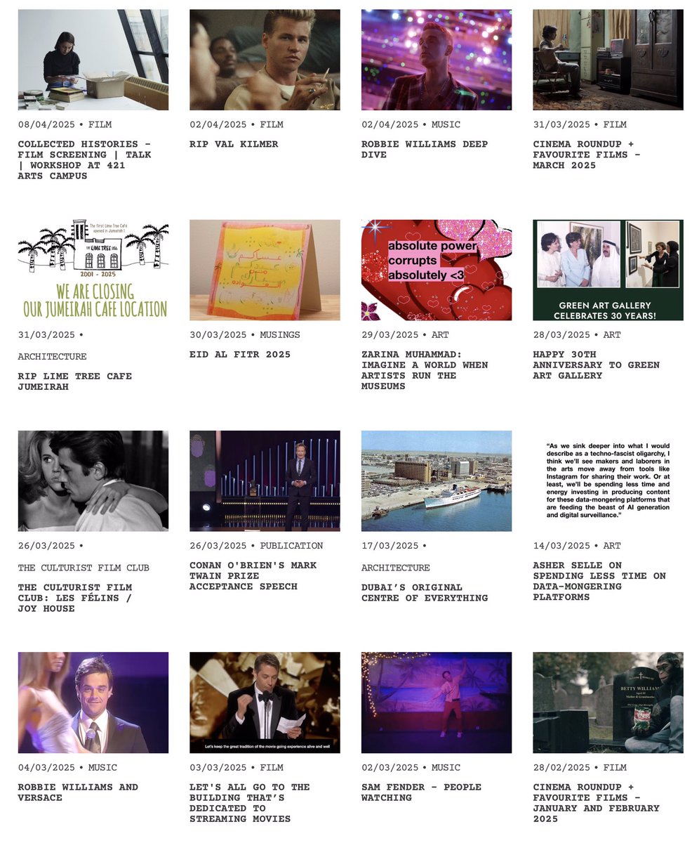 Recent updates on the blog that I’ve not had a chance to post here. 
—> theculturist.com
