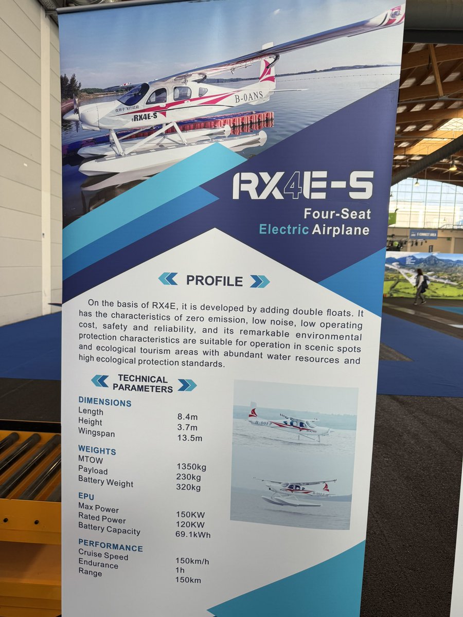 Kaupallinen sähköinen ilmailu on jo todellisuutta

Aero-messuilta löytyi erityisen kiinnostava lentokone: kiinalainen RX4E, nelipaikkainen täyssähköinen lentokone, joka on jo saanut tyyppihyväksynnän kaupalliseen käyttöön Kiinassa. Edustajan mukaan sarjatuotantolupaa vielä
