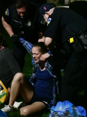 Hi Marco 👋 <a href="/SecRubio/">Secretary Marco Rubio</a> 

Grainee Malone, IRISH CITIZEN ON STUDENT VISA at Notre Dame, arrested at the encampment of 2024.

Students chanted in support of armed resistance and held signs calling for an INTIFADA against Jews. She is taking the spot of a student who loves America.