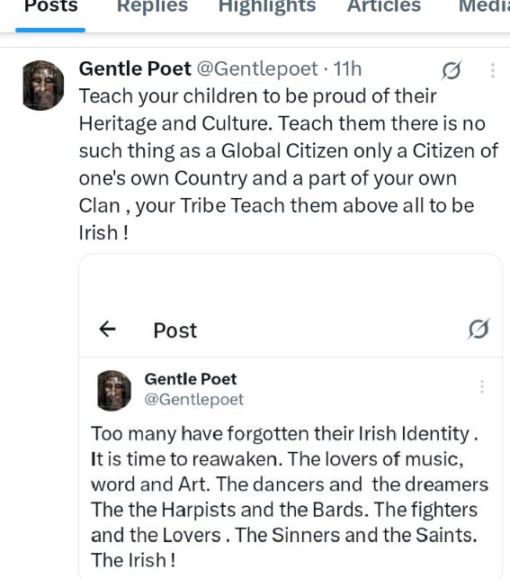 My advice to All Parents and Teachers in Ireland. Our Irish Identity is a precious thing. Do not allow it to disappear in a Pig swill of Marxist indoctrination currently being spread in our Education system.Be Irish and Proud !