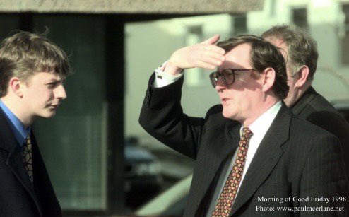 27 years ago I spoke to David Trimble in the cold morning sunshine outside Castle Buildings in Belfast. We were at the end of almost two years of talks and huge decisions had to be made. 

We took them and along with many others, we collectively transformed politics in Northern
