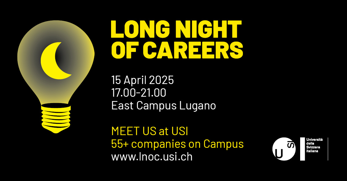 cscsch's tweet photo. #CSCS is pleased to announce its participation in the 10th edition of the  Long Night of Careers at USI, an annual national event with a varied and interactive program related to the career topic, to be held on April  15, 2025 https://t.co/GLkrMpFRho #Career #hiring #JOBSEEK https://t.co/kdA9vzcls3