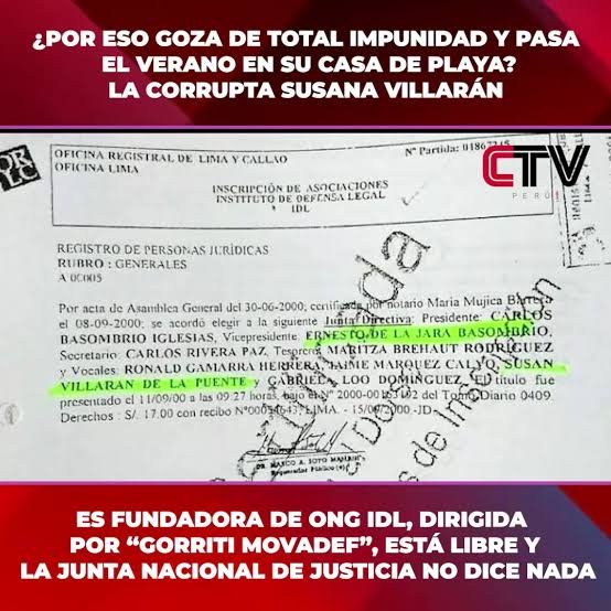 CharitoABC's tweet photo. Con un audio la corrupta socia del IDL Susana Villarán se bajó a Lourdes Flores en la campaña municipal,con un audio"de la DEA"Clara Elvira se tumbó a Keiko en la campaña presidencial,con audios se bajaron el CNM,ese es el modus operandi de la #MafiaCaviar #Chuponea https://t.co/CoI3JxtTwL