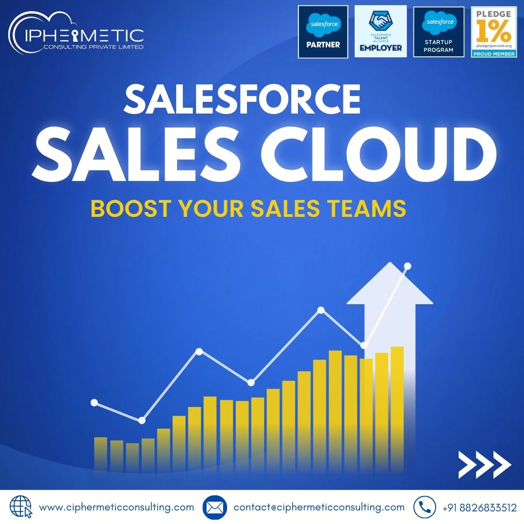 ciphermetic's tweet image. Accelerate your sales with Salesforce Sales Cloud! 🚀 Close more deals, faster, with smarter lead management &amp;amp; real-time analytics. Powered by Ciphermetic Consulting. #CiphermeticConsulting #SalesforceSalesCloud #SalesTransformation