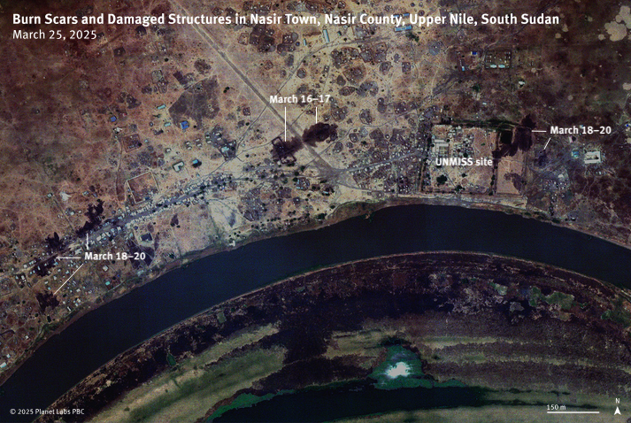 Mary Wareham (@marywareham) on Twitter photo "Dropping flaming barrels of fire from the air" - horror in South Sudan as improvised incendiary weapons are used on civilian areas, killing & wounding dozens, incl. children, & burning civilian infrastructure - <a href="/hrw/">Human Rights Watch</a> report hrw.org/news/2025/04/0… #CCWUN "Dropping flaming barrels of fire from the air" - horror in South Sudan as improvised incendiary weapons are used on civilian areas, killing & wounding dozens, incl. children, & burning civilian infrastructure - <a href="/hrw/">Human Rights Watch</a> report hrw.org/news/2025/04/0… #CCWUN