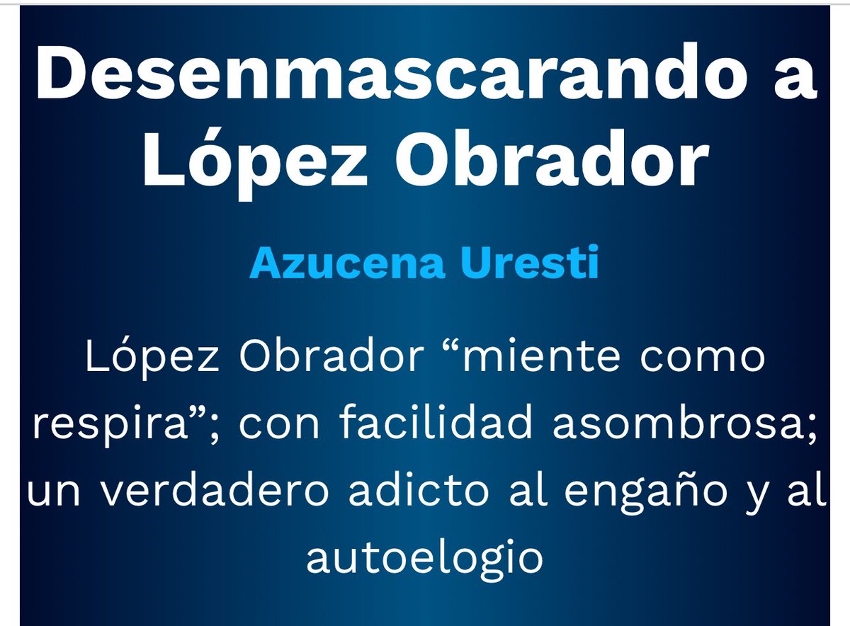 Ni Dinamarca, ni gasolina en diez pesos, ni se acabó el huachicol, no recibió a las buscadoras y tampoco redujo la inseguridad. Sheinbaum da un giro intentando escribir su propia historia.

eluniversal.com.mx/opinion/azucen…
