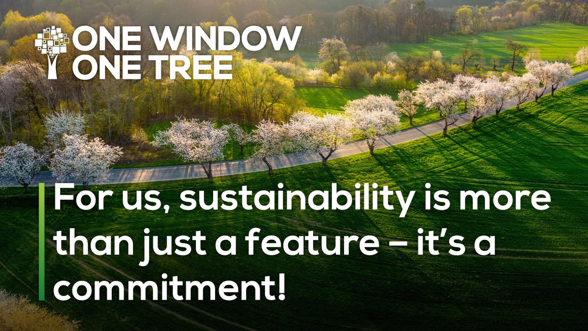IntusWindows's tweet photo. For every window sold, we plant a tree 🌱 Through our One Window One Tree initiative with @onetreeplanted, INTUS Windows supports reforestation efforts worldwide. One window = one tree = a greener future. #SustainableDesign #INTUSWindows #OneTreePlanted #GreenBuilding https://t.co/AUbNVK5lgk