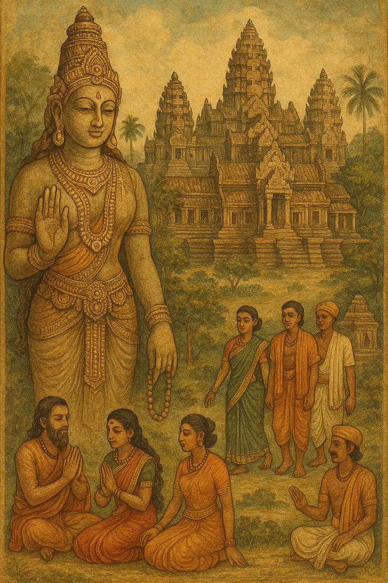 ManiYogini's tweet photo. When Hindu Civilization Shaped Half of Asia — Without a Sword 🧵

Most people don’t know this: Ancient Bharatiya culture once spanned vast regions of Southeast Asia — peacefully, profoundly, and permanently.
👇
