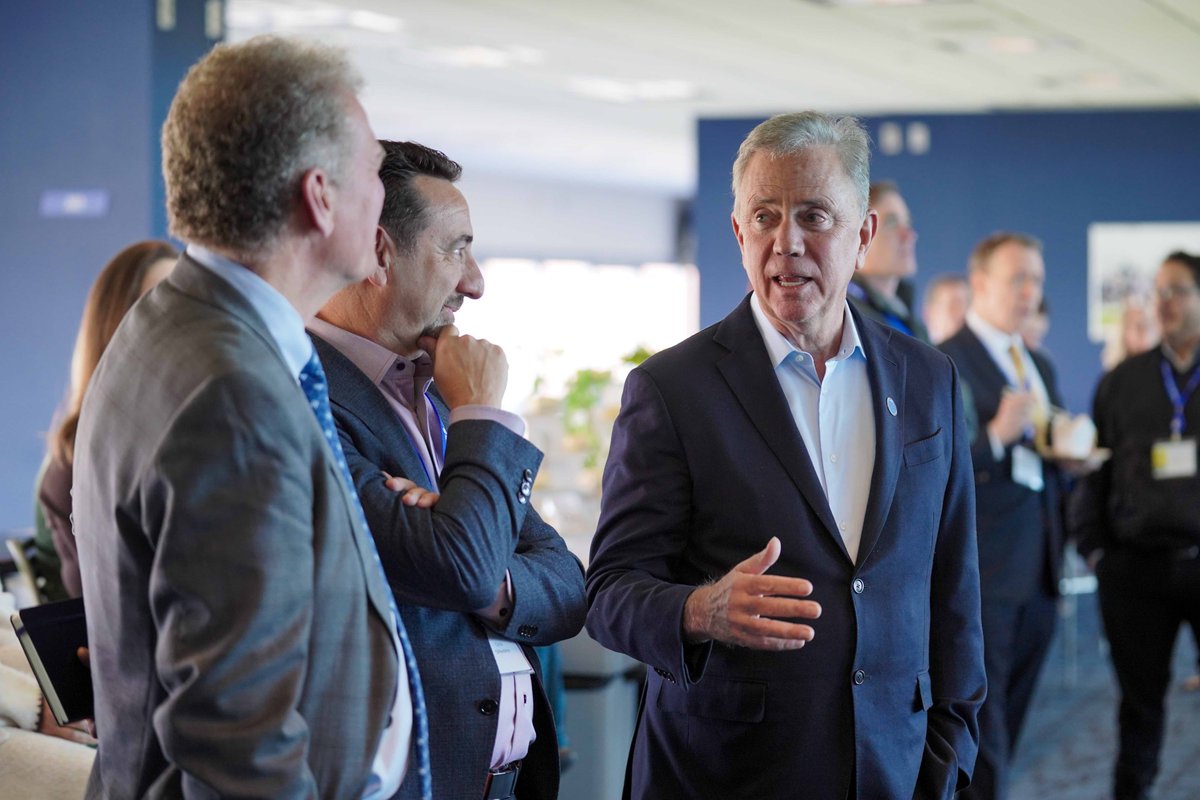 ChrisDipentima's tweet photo. Terrific discussions around talent attraction and retention at the Connecticut MADE leadership event, highlighted by @GovNedLamont's conversation with college students. @CBIANews appreciates the collaboration with @CTDECD and looks forward to Innovation MADE May 28! #madeinct https://t.co/sJ2dwSRF3M